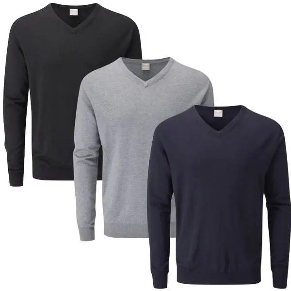 Ping Mens Warren V-Neck Merino Golf Sweater 